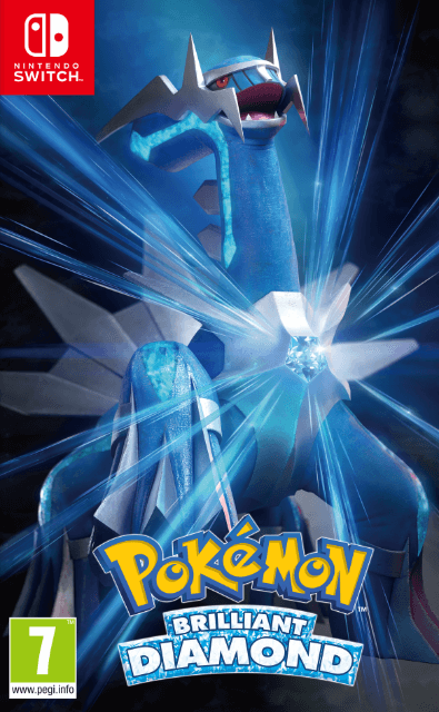 Pokemon Brilliant Diamond box art for Nintendo Switch